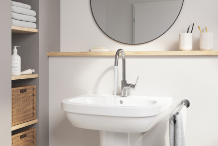 Смеситель для раковины с донным клапаном Grohe Eurosmart 23537 003 (23537003) хром 